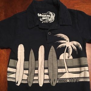 Cute polo type shirt.